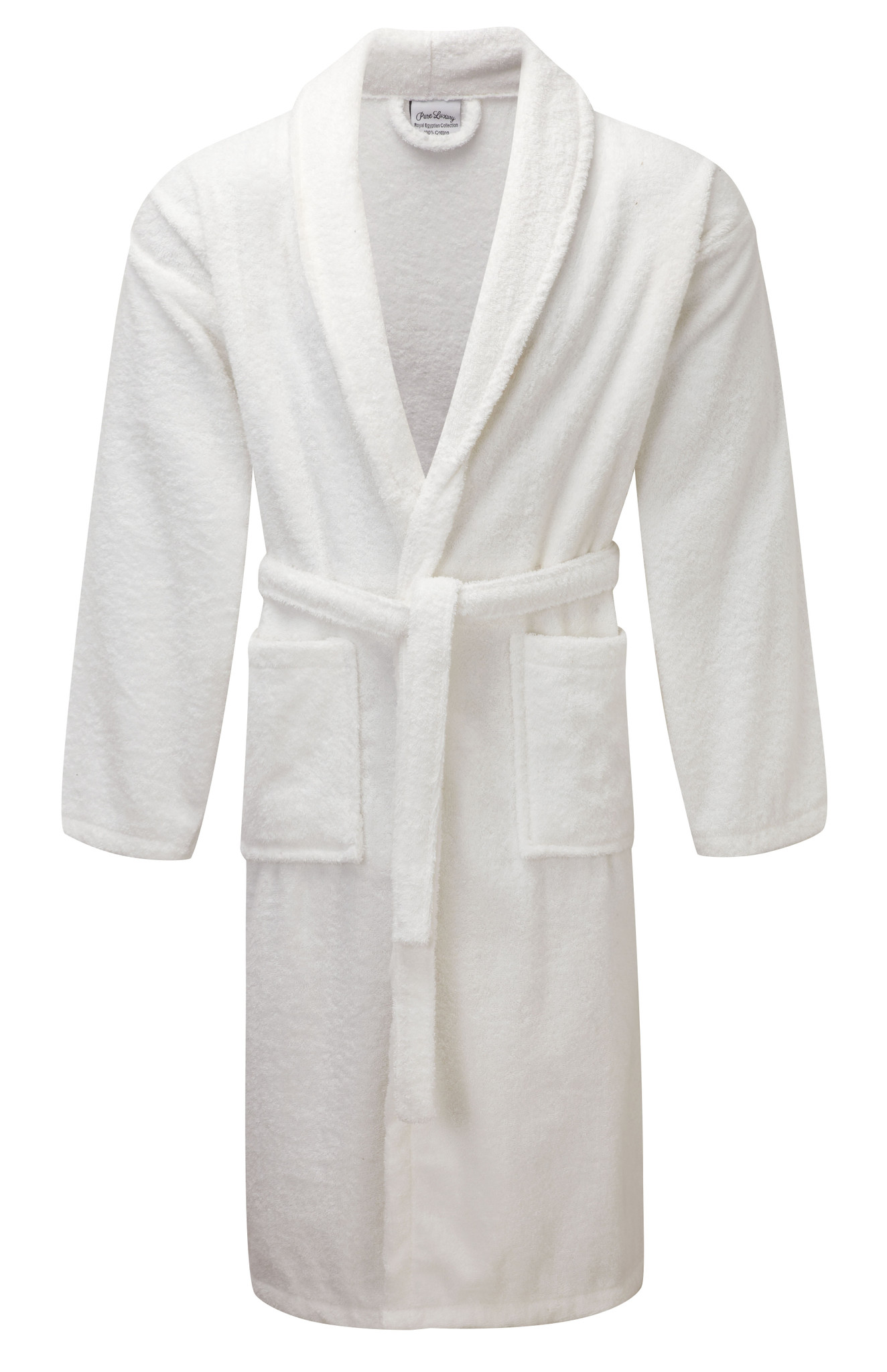 Luxury Egyptian Collection Towelling Bath Robe - Shawl Collar - Image 8
