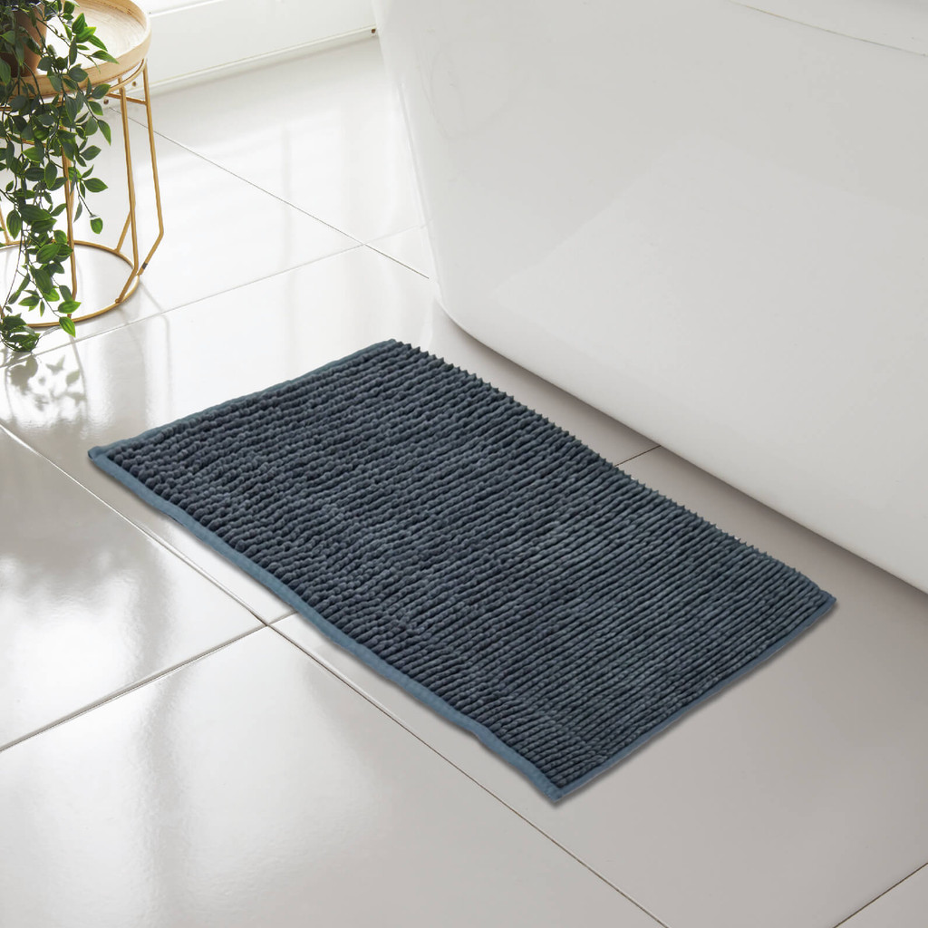 1000 GSM Chenille Microfibre Bath Mat - Image 3