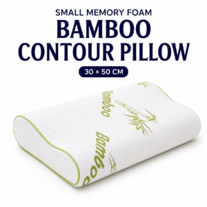 Small Memory Foam Bamboo Contour Pillow - 30x50cm