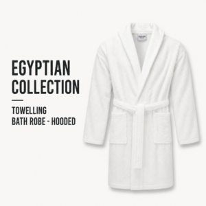Egyptian Collection Towelling Bath Robe - Hooded