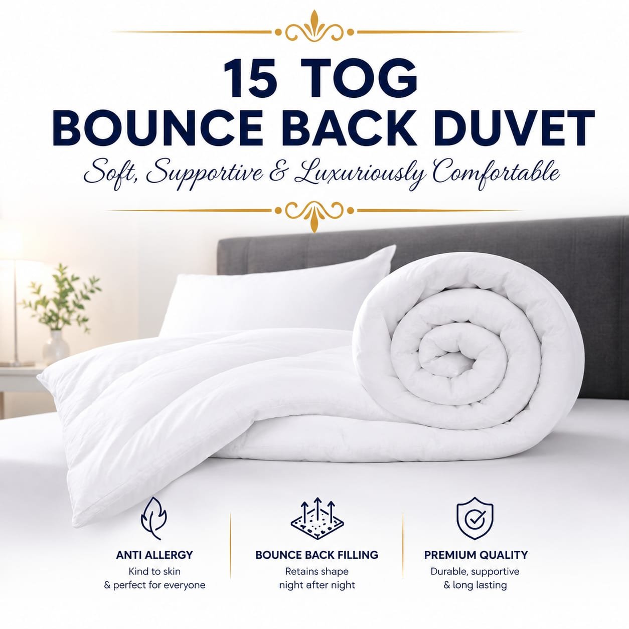 15 Tog Bounce Back Duvets