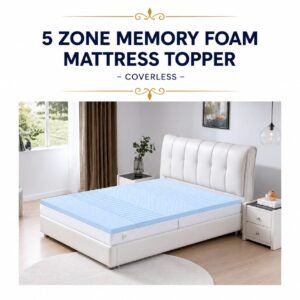 5 Zone Memory Foam Foam Mattress Topper - Coverless