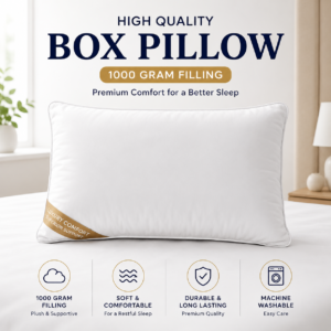 High Quality Box Pillows - 1000 Gram Filling