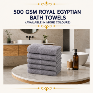500 GSM Royal Egyptian Bath Towels (available in more colours)