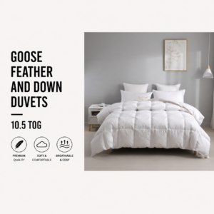 Goose Feather and Down Duvets 10.5 Tog