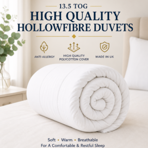 13.5 Tog High Quality Hollowfibre Duvets