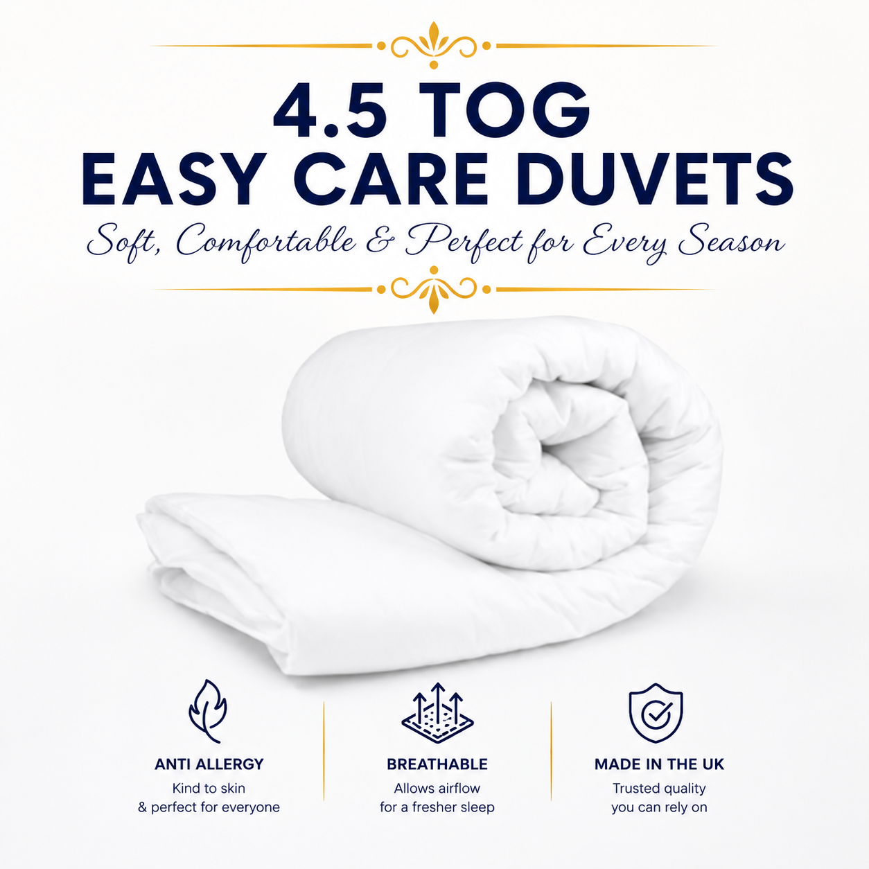 4.5 Tog Easy Care Duvets