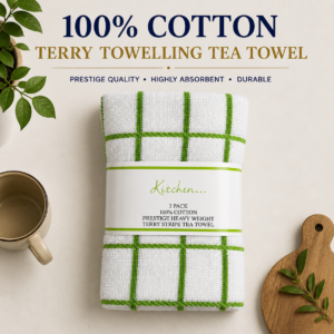 100% Cotton Terry Towelling Tea Towel - Prestige