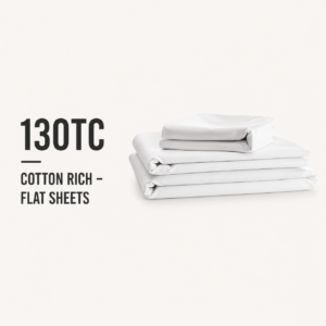 130TC Cotton Rich - Flat Sheets