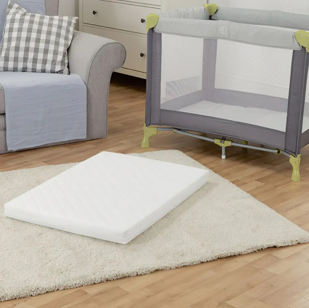 Quilted Baby Travel Cot Mattress