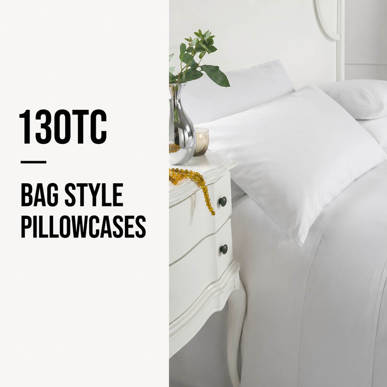 130TC Bag Style Pillowcases