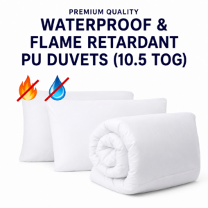 Waterproof & Flame Retardant PU Duvets (10.5 Tog)
