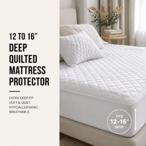 12 to 16" Deep Quilted Mattress Protector