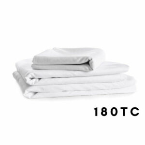 180TC Easy Iron - Percale Flat Sheets