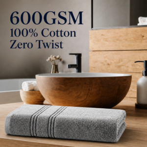 600GSM 100% Cotton Zero Twist