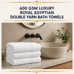 600GSM Luxury Royal Egyptian Double Yarn Bath Towels