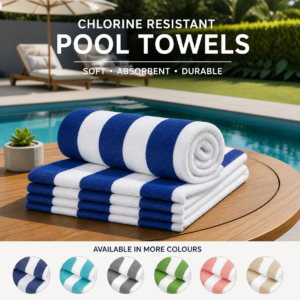 Chlorine Resistant Pool Towels (available in more colours)