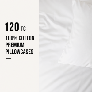 120TC 100% Cotton Premium Pillowcases