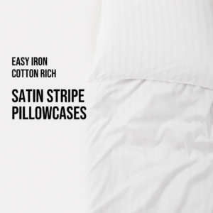 Easy Iron Cotton Rich Satin Stripe - Pillowcases