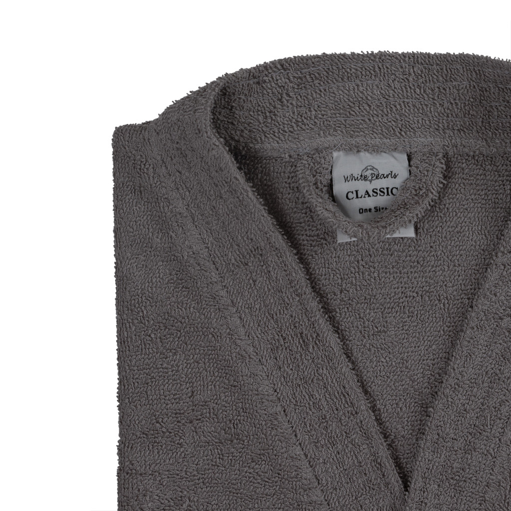 Value Range Terry Towelling Kimono Bathrobe - 100% Cotton - Image 11