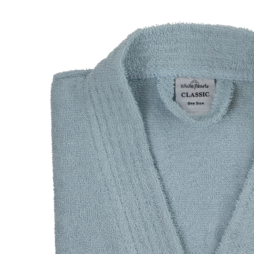 Value Range Terry Towelling Kimono Bathrobe - 100% Cotton - Image 17