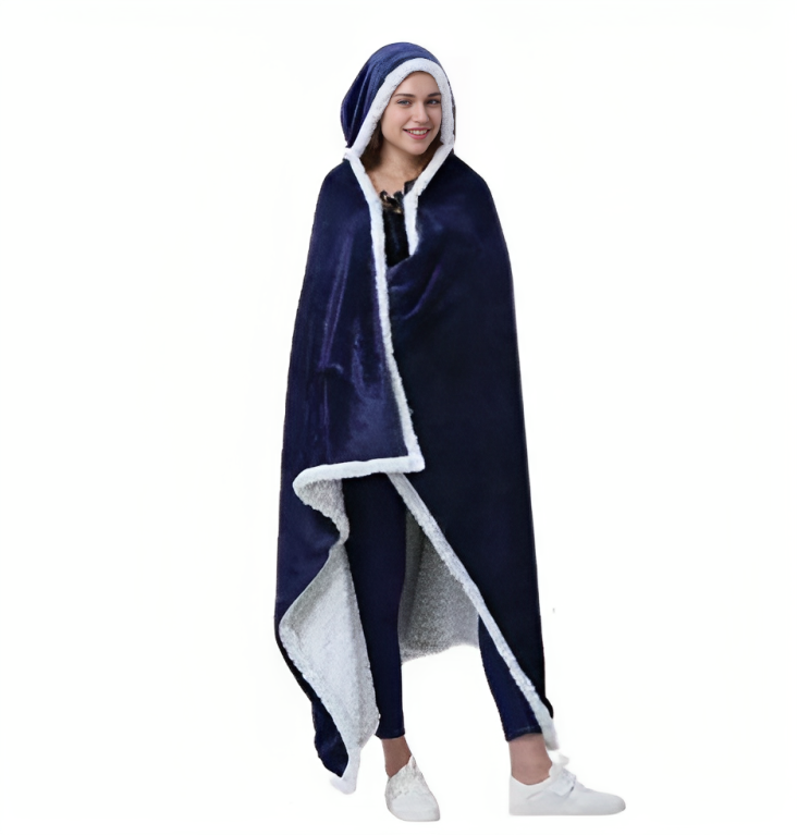 Double Layer Sherpa Hooded Blanket - Image 7