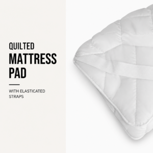 Quilted Mattress Pad with Elasticated Straps