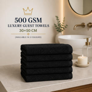 500 GSM Luxury Guest Towels 30x50 cm (available in 3 colours)