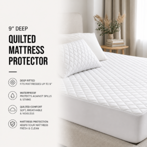 9" Deep Quilted Mattress Protector