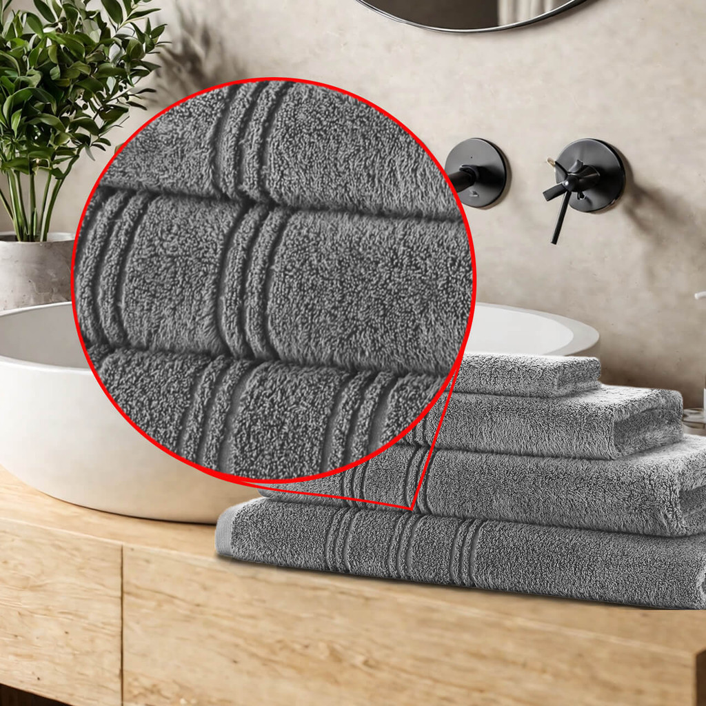 600 GSM 100% Cotton Zero Twist Bath Sheets (available in more colours) - Image 2