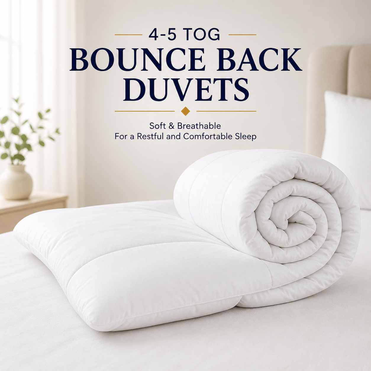 4.5 Tog Bounce Back Duvets
