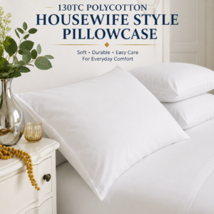 130TC Polycotton Housewife Style Pillowcase