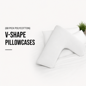 (68 Pick Polycotton) V-Shape Pillowcases