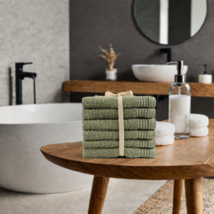 100% Organic Cotton Face Cloths - Gift Ribboned (available in more colours)