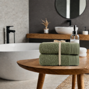 100% Organic Cotton Bath Sheets - Gift Ribboned (available in more colours)