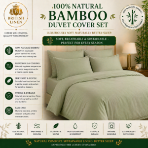 200TC Sateen Stripe Microfibre Duvet Cover Sets