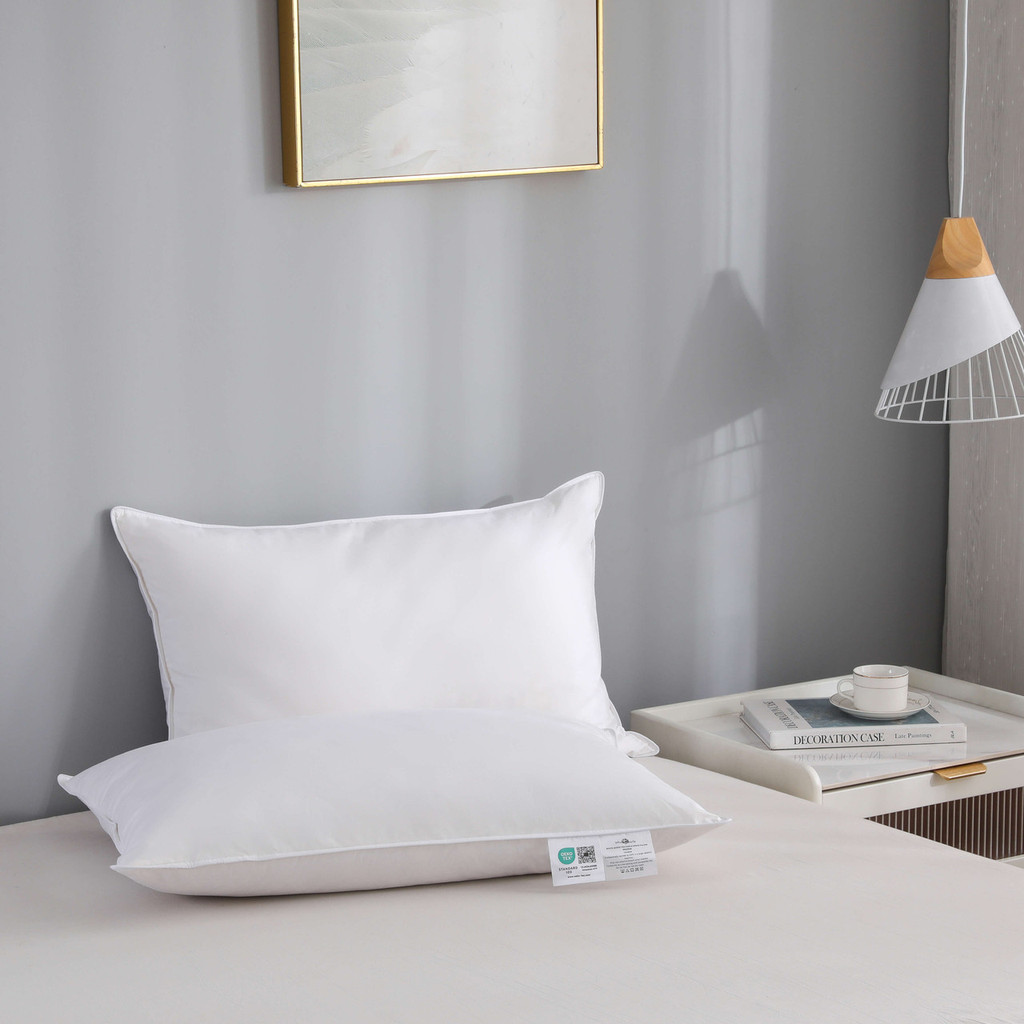Premium Goose Feather Goose Down Pillow - BS5335 Approved - Image 2