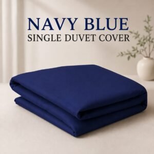Navy Blue Single Duvet Cover