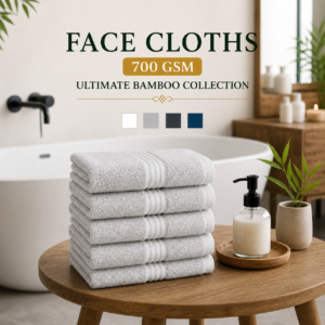 Face Cloths - 700 GSM Ultimate Bamboo Collection
