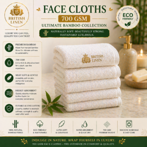 Face Cloths - 700 GSM Ultimate Bamboo Collection