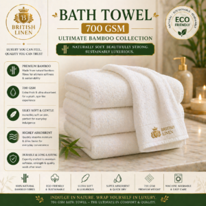 Bath Towel - 700 GSM Ultimate Bamboo Collection