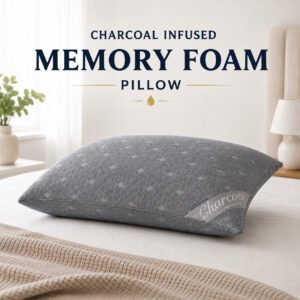 Charcoal Infused Memory Foam Pillow