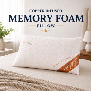 Copper Infused Memory Foam Pillow